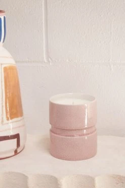 W22 Sara Candle In Black Currant Rose The Sara Candle