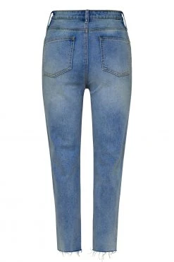 W22A Classic Mum Jeans In Blue Denim