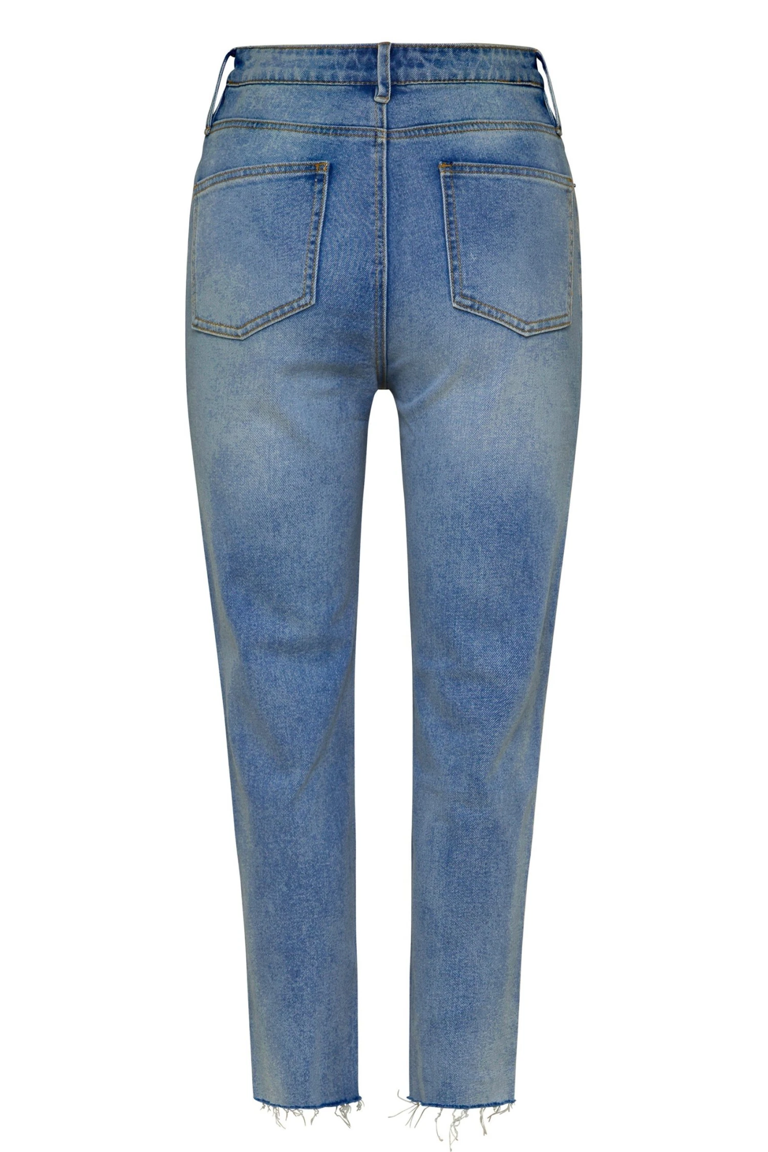 W22A Classic Mum Jeans In Blue Denim