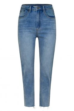 W22A Classic Mum Jeans In Blue Denim