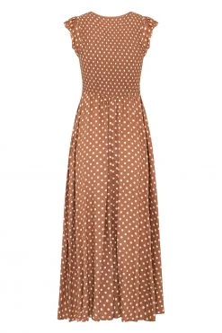 S21A Della Dress In Cinnamon Spot 14 S21A Della Dress In Cinnamon Spot