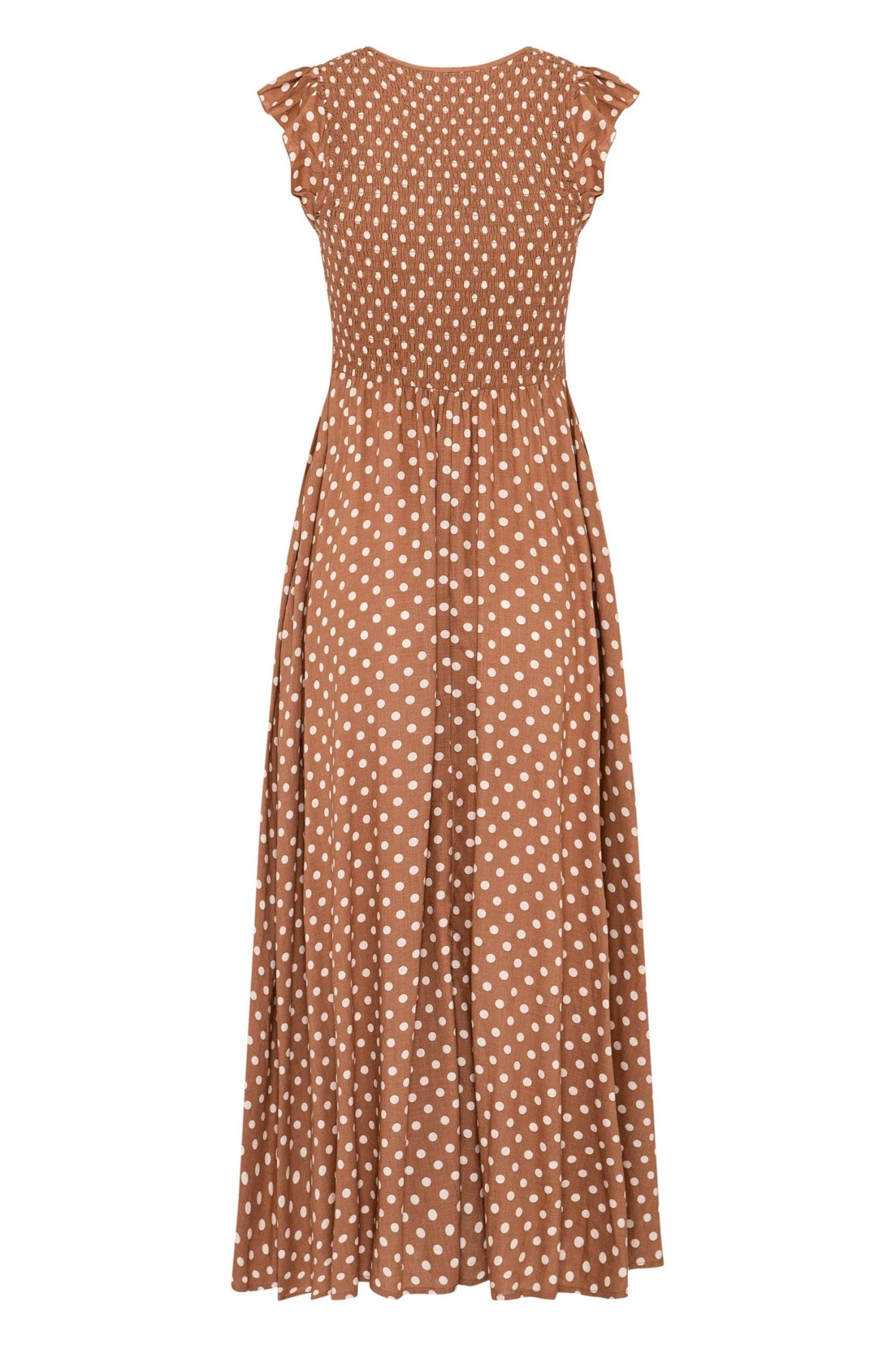 S21A Della Dress In Cinnamon Spot 7 S21A Della Dress In Cinnamon Spot