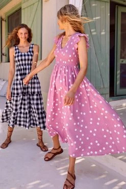 S21A Sale Della Dress In Rose Spot