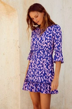 S21A Ellie Dress In Azure Sale