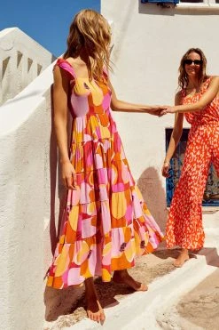 S21A Gabrielle Dress In Kea Sale