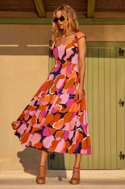 S21A Gabrielle Dress In Loulida