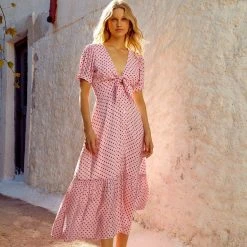 S21A Sale Hazel Dress In Lychee