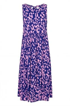 S21A Sale Olivia Midi Tie Dress In Azure