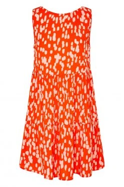S21A Olivia Tie Dress In Sangria Sale