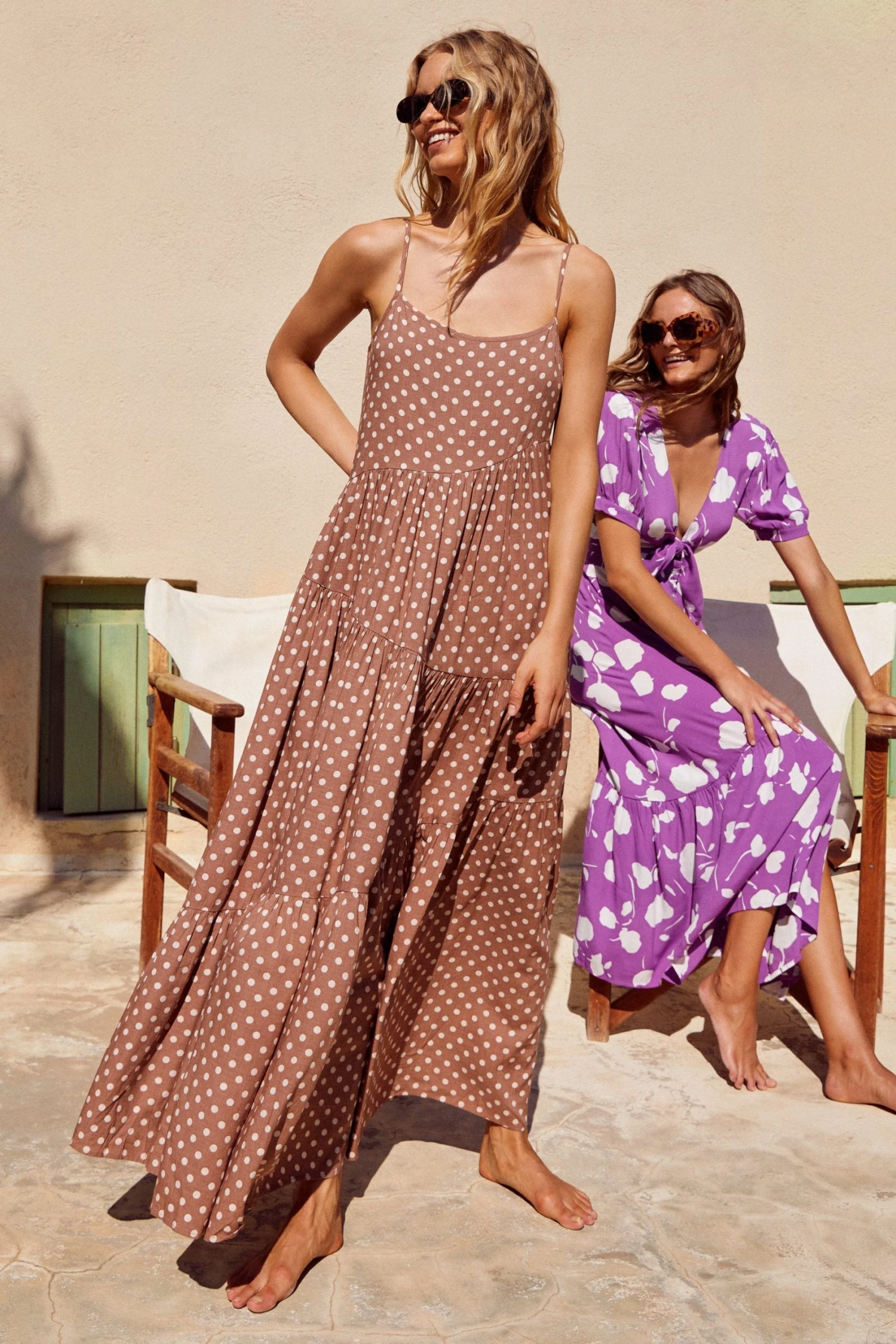 S21A Willow Dress In Cinnamon Spot 1 S21A Willow Dress In Cinnamon Spot