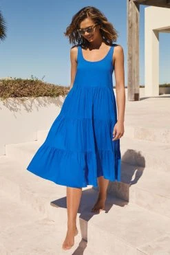 S21A Sale Winifred Midi Dress In Mykonos