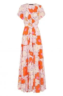 S21B Belle Maxi Dress In Pink Camellia