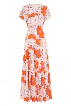 S21B Belle Maxi Dress In Pink Camellia