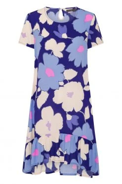 S21B Klare Dress In Blue Camellia