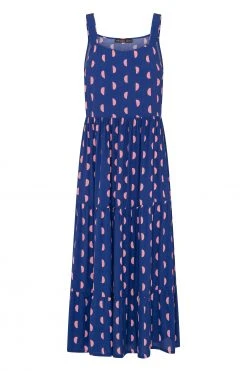 S21B Leah Midi Dress In Luna Rosa