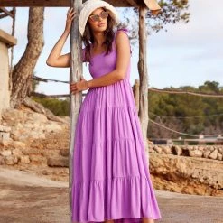 S21B Savannah Tie Dress In Iris Sale