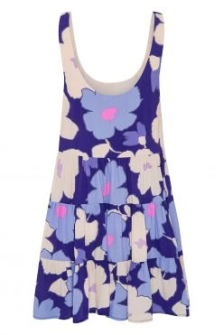 S21B Winifred Mini Dress In Blue Camellia