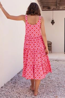 S21B Winifred Midi Dress In Daisy Chain