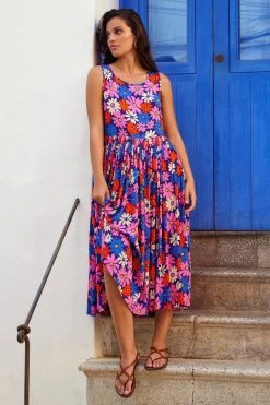 S21B Sale Zoe Dress In Azalea