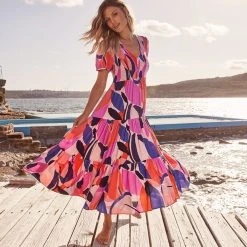 S21C Cecile Summer Maxi Dress In Cancun