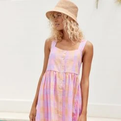 S21C Edie Dress In Cube Sale