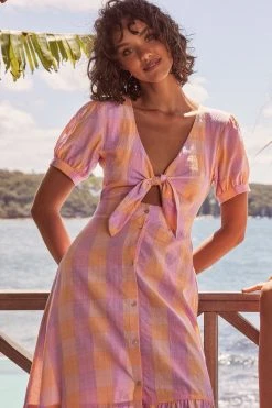 S21C Sale Hazel Dress In Cube