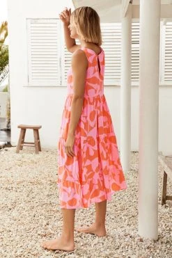 S21C Olivia Midi Dress In Costa Rica