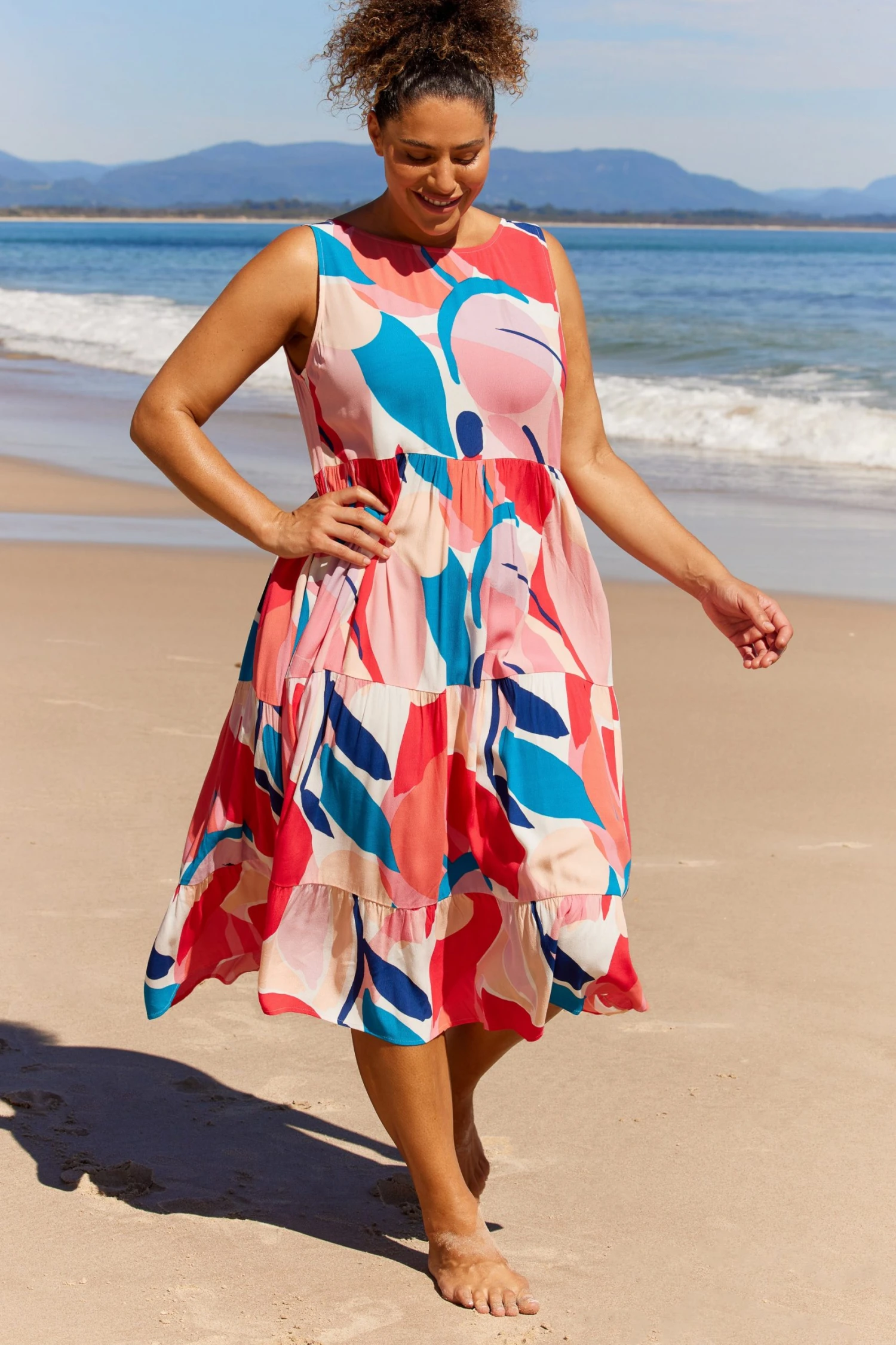 S21C Olivia Midi Tie Dress In Tulum Sale 4 S21C Olivia Midi Tie Dress In Tulum Sale