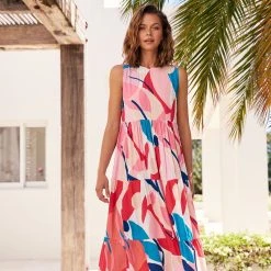 S21C Olivia Midi Tie Dress In Tulum Sale 13 S21C Olivia Midi Tie Dress In Tulum Sale