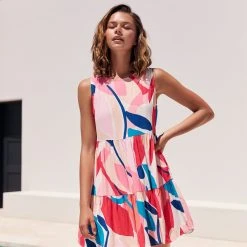 S21C Olivia Tie Dress In Tulum Sale