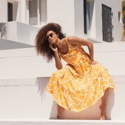 S21C Winifred Midi Dress In Maui Sale