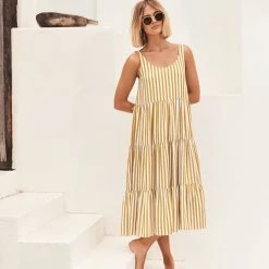 S21C Winifred Midi Dress In San Pedro Sale