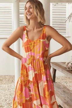 S21C Winifred Midi Dress In Tahiti