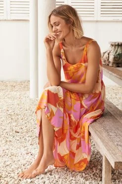 S21C Winifred Midi Dress In Tahiti