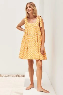 S21G Eliza Mini Dress In Oia