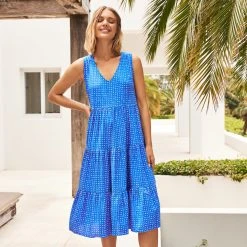 S21G Juniper Midi Dress In Maldives