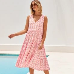 S21G Juniper Midi Dress In Santa Clara Sale