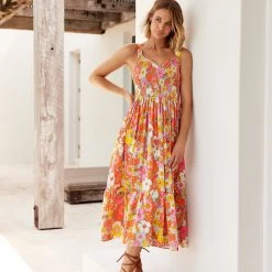 S21G Sale Selena Dress In Havana