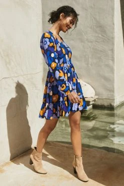 W22A Neve Dress In Lavender Dresses