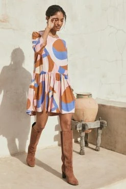 W22A Autumn Elsa Dress In Jacaranda Dresses 10 W22A Autumn Elsa Dress In Jacaranda Dresses