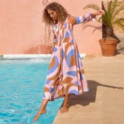 W22A Dahlia Dress In Jacaranda Dresses