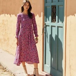 W22A Dahlia Dress In River Birch Dresses