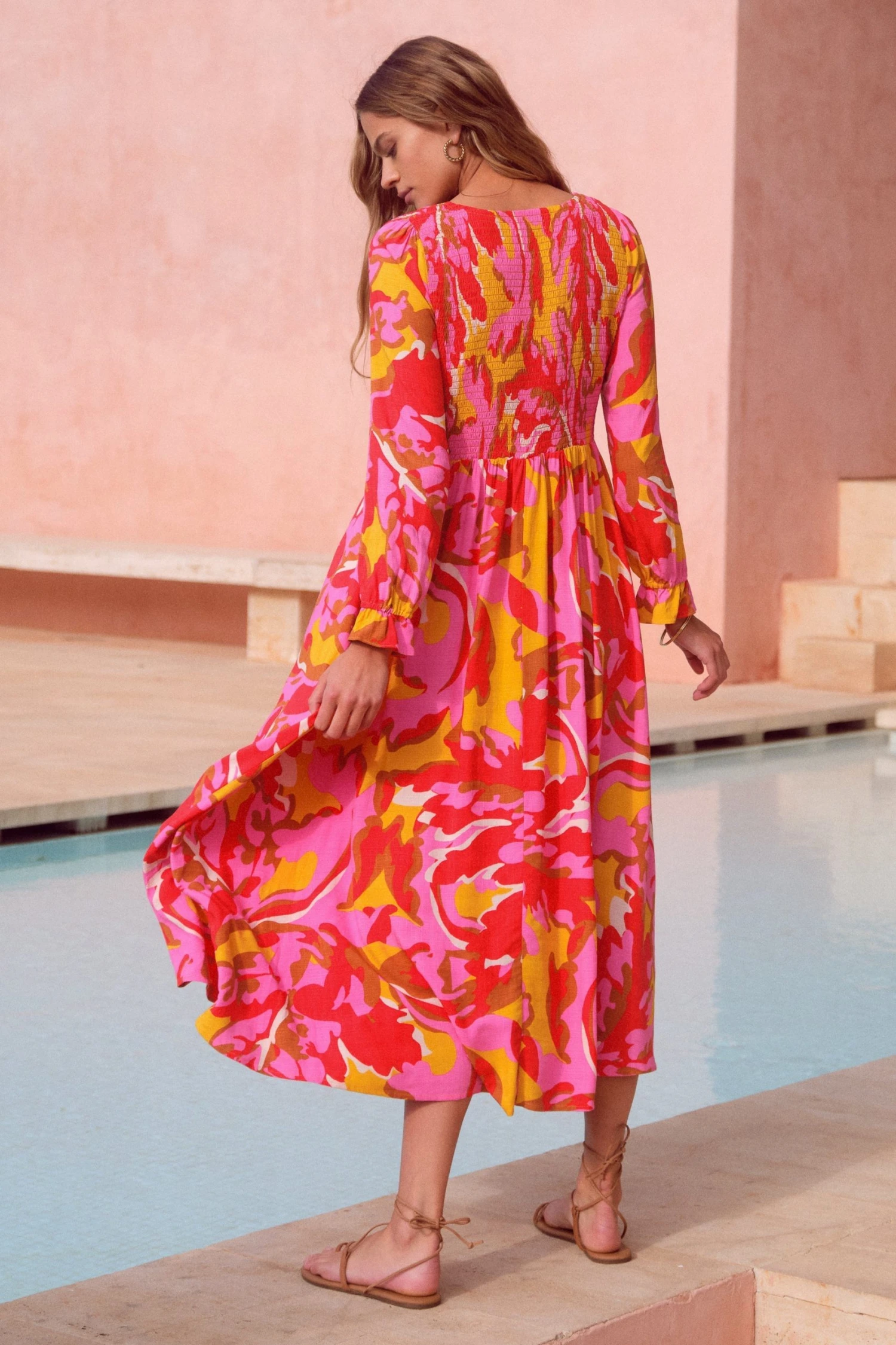 W22A Dahlia Dress In Saffron 3 W22A Dahlia Dress In Saffron