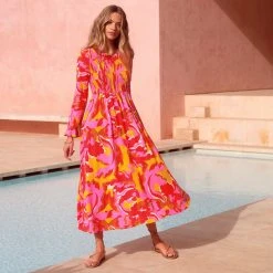 W22A Dahlia Dress In Saffron 13 W22A Dahlia Dress In Saffron