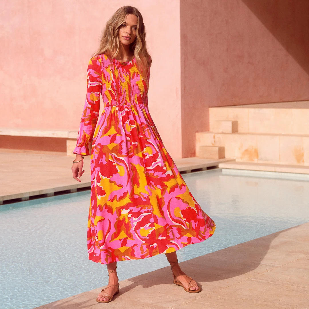 W22A Dahlia Dress In Saffron 7 W22A Dahlia Dress In Saffron