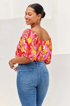 W22A Elodie Top In Saffron Tops 12 W22A Elodie Top In Saffron Tops