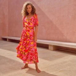 W22A Elodie Top In Saffron Tops 15 W22A Elodie Top In Saffron Tops