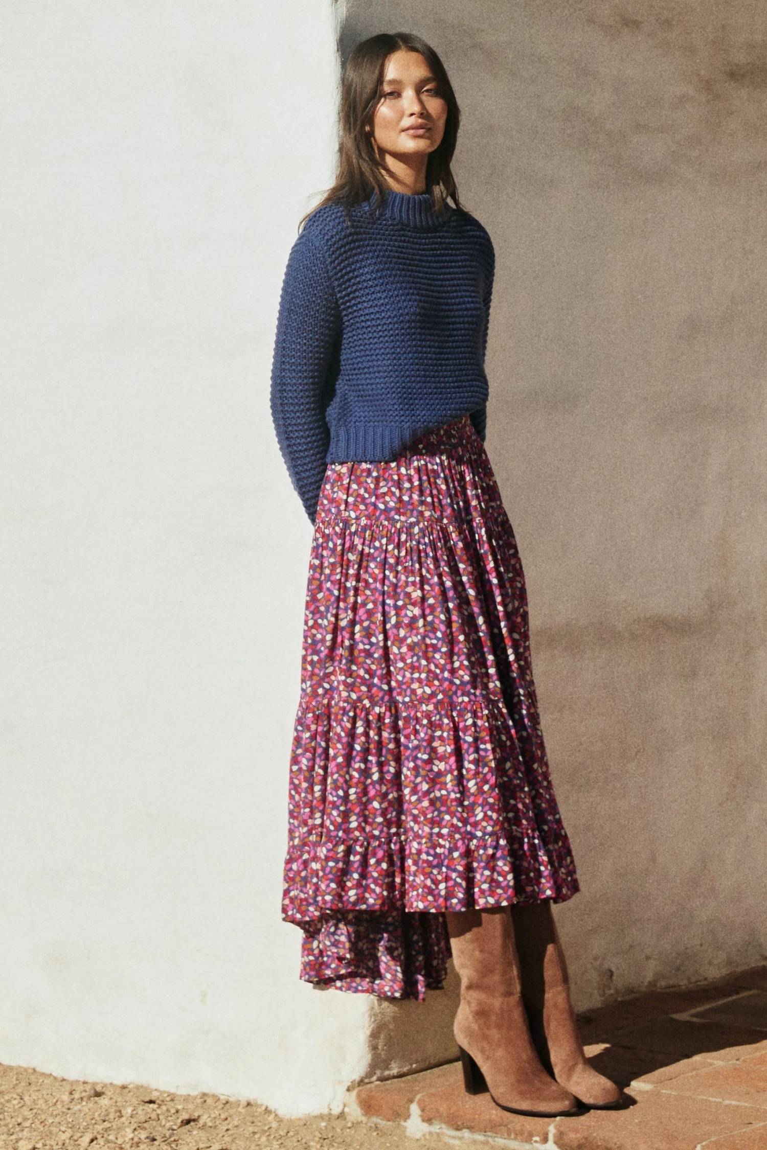 W22A Skirts Elyse Skirt In River Birch 4 W22A Skirts Elyse Skirt In River Birch