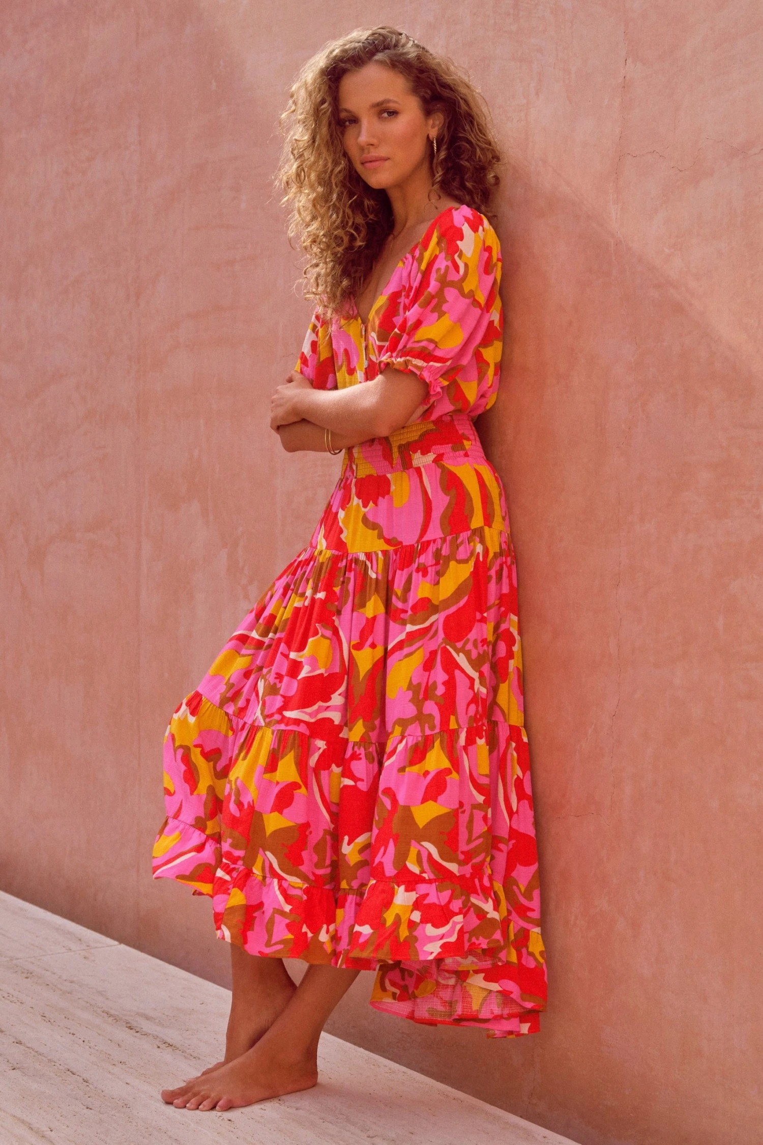 W22A Elyse Skirt In Saffron 3 W22A Elyse Skirt In Saffron