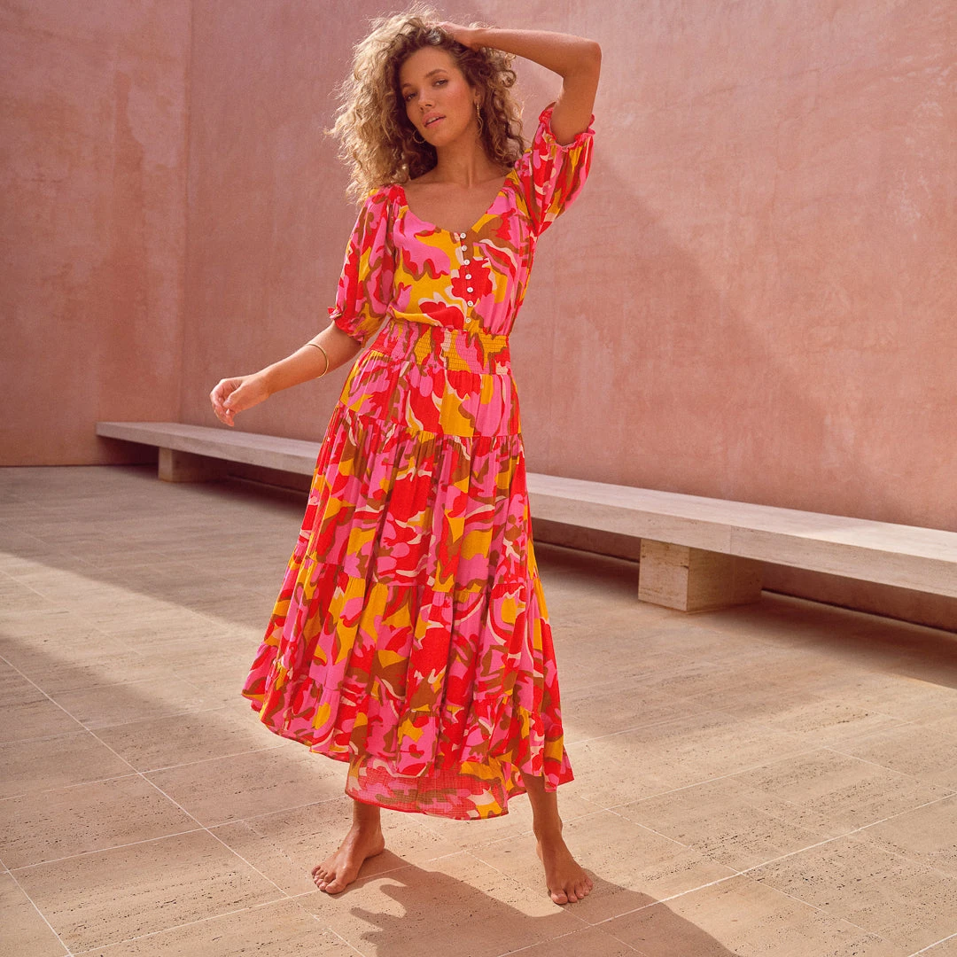 W22A Elyse Skirt In Saffron 7 W22A Elyse Skirt In Saffron